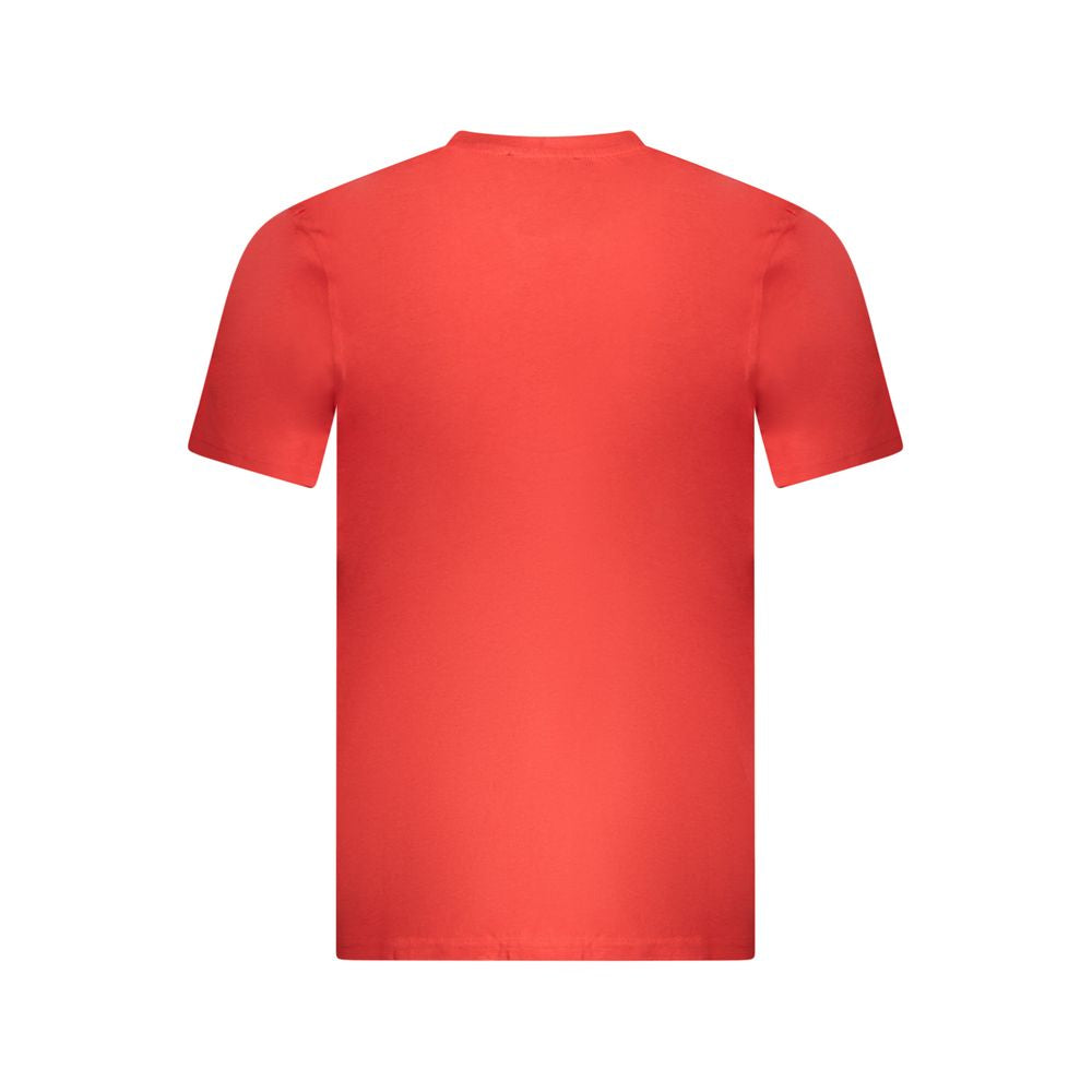 Camiseta roja de algodón