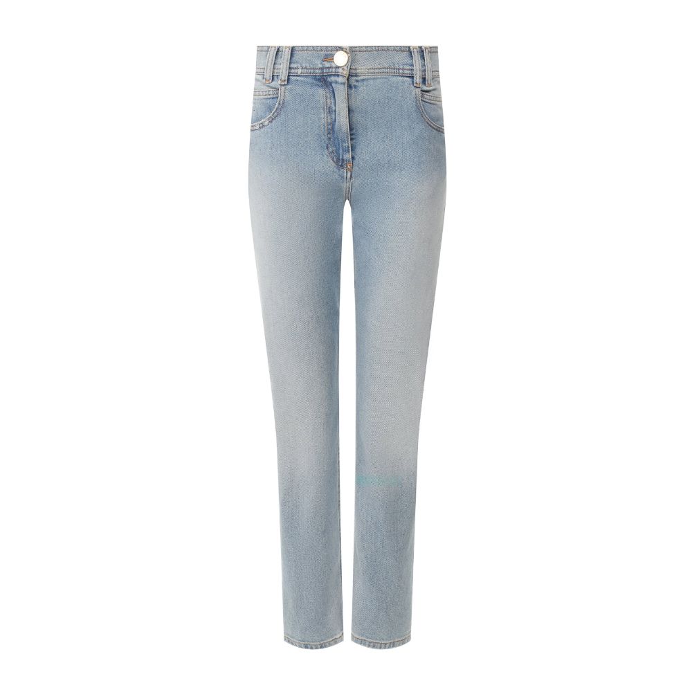 Blue Cotton Jeans & Pant
