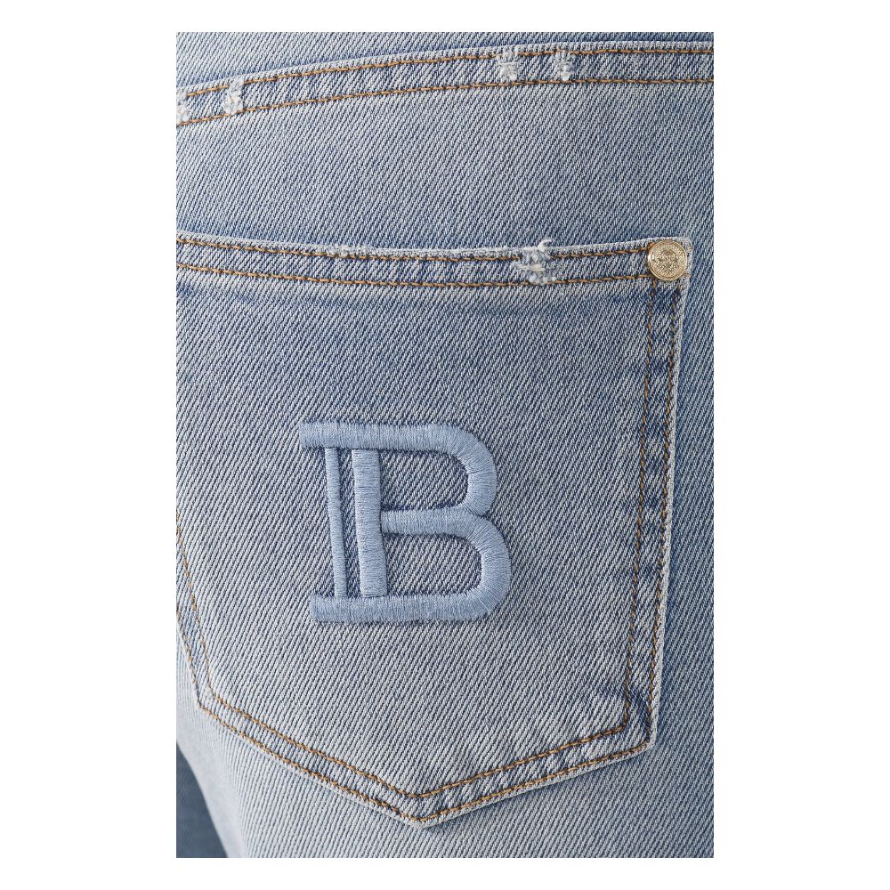 Blue Cotton Jeans & Pant