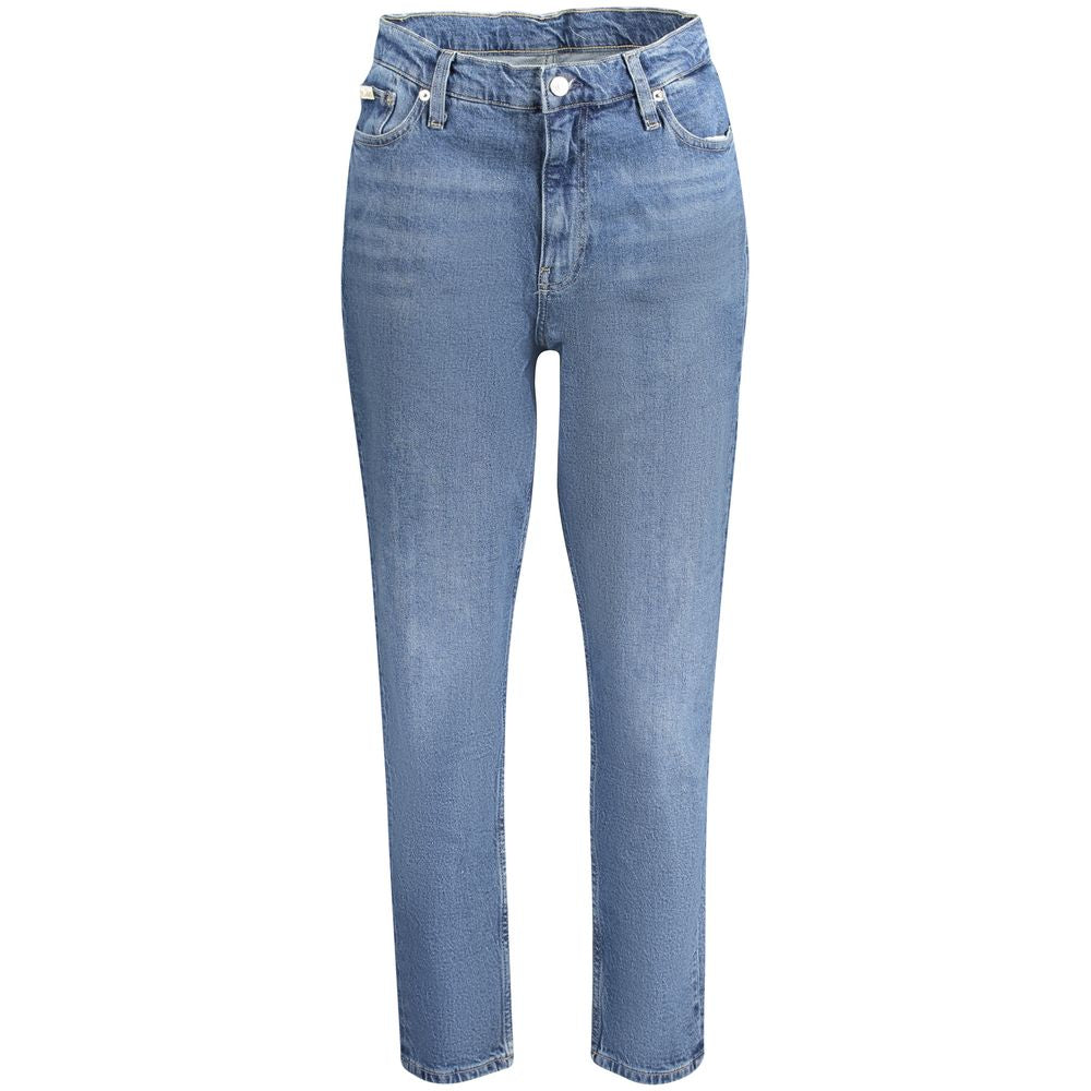 Pantalones y vaqueros de algodón azules