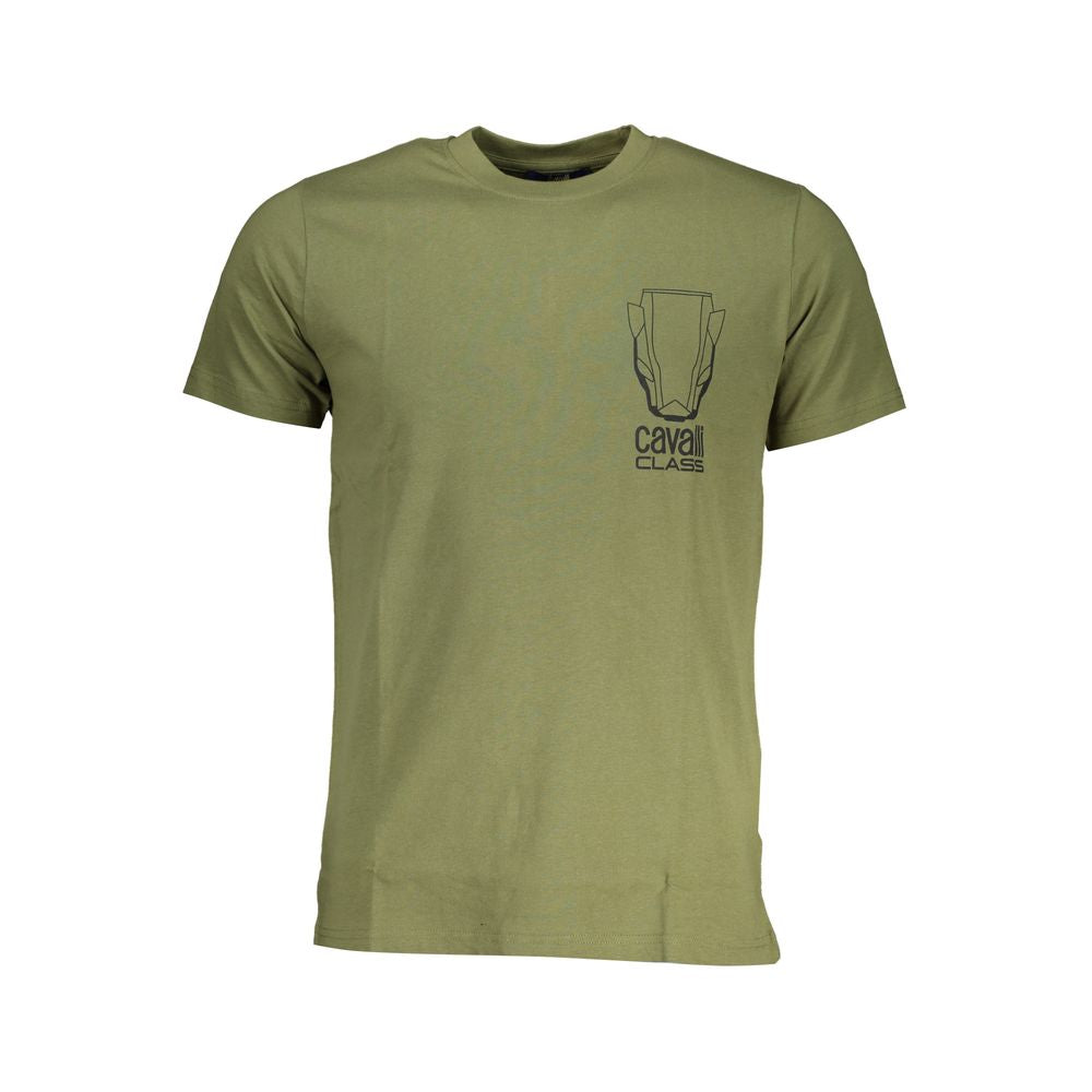 Camiseta verde de algodón