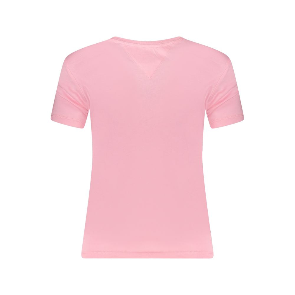 Pink Cotton Tops & T-Shirt