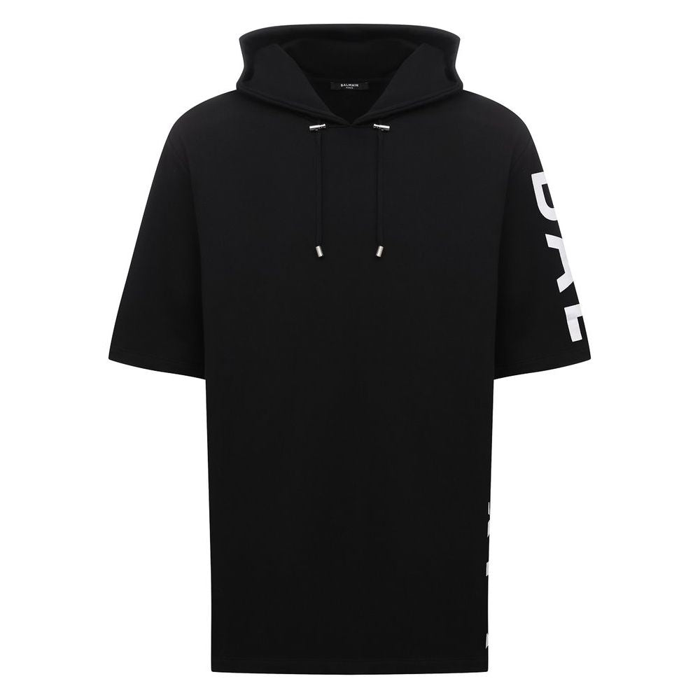 Jersey negro de algodón