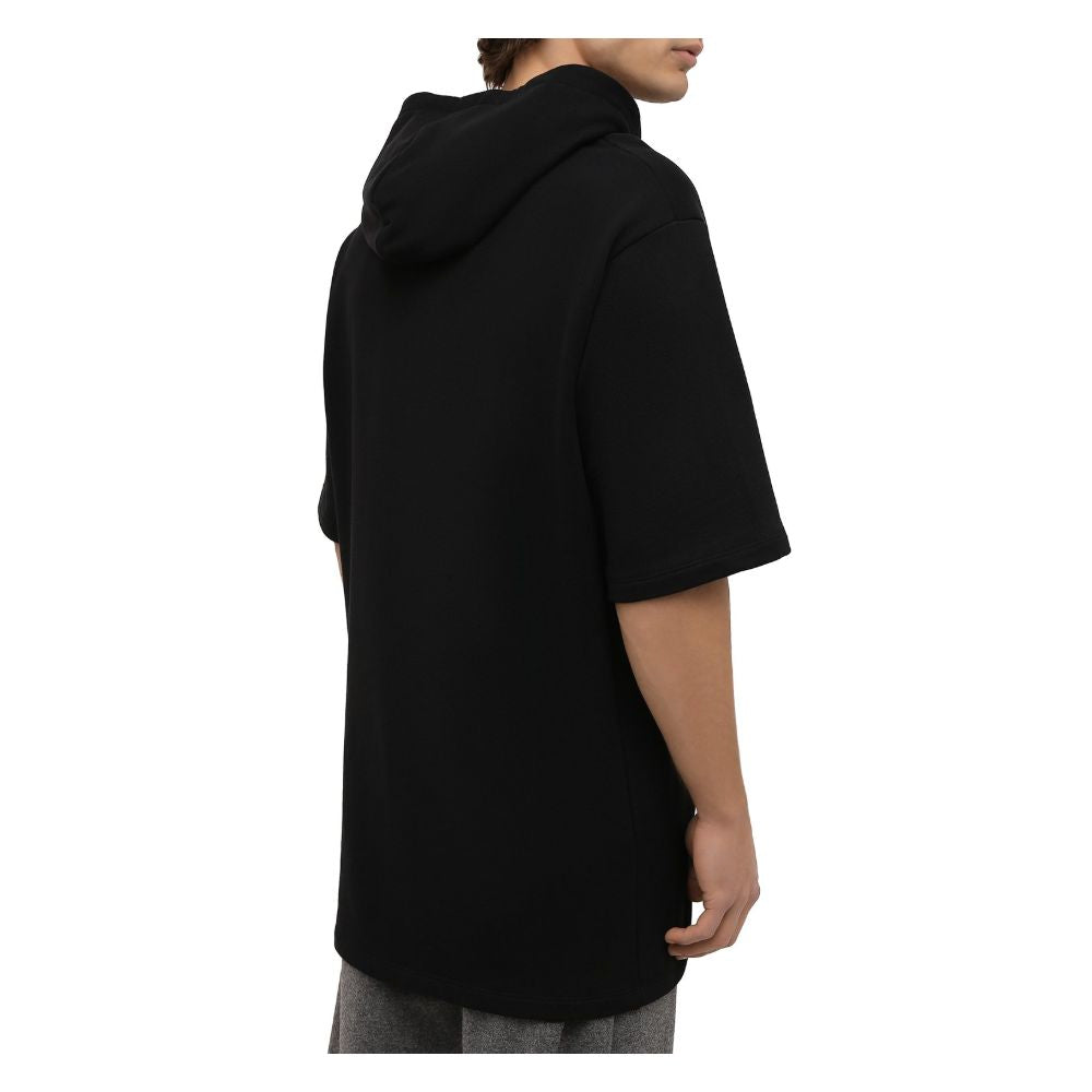 Jersey negro de algodón