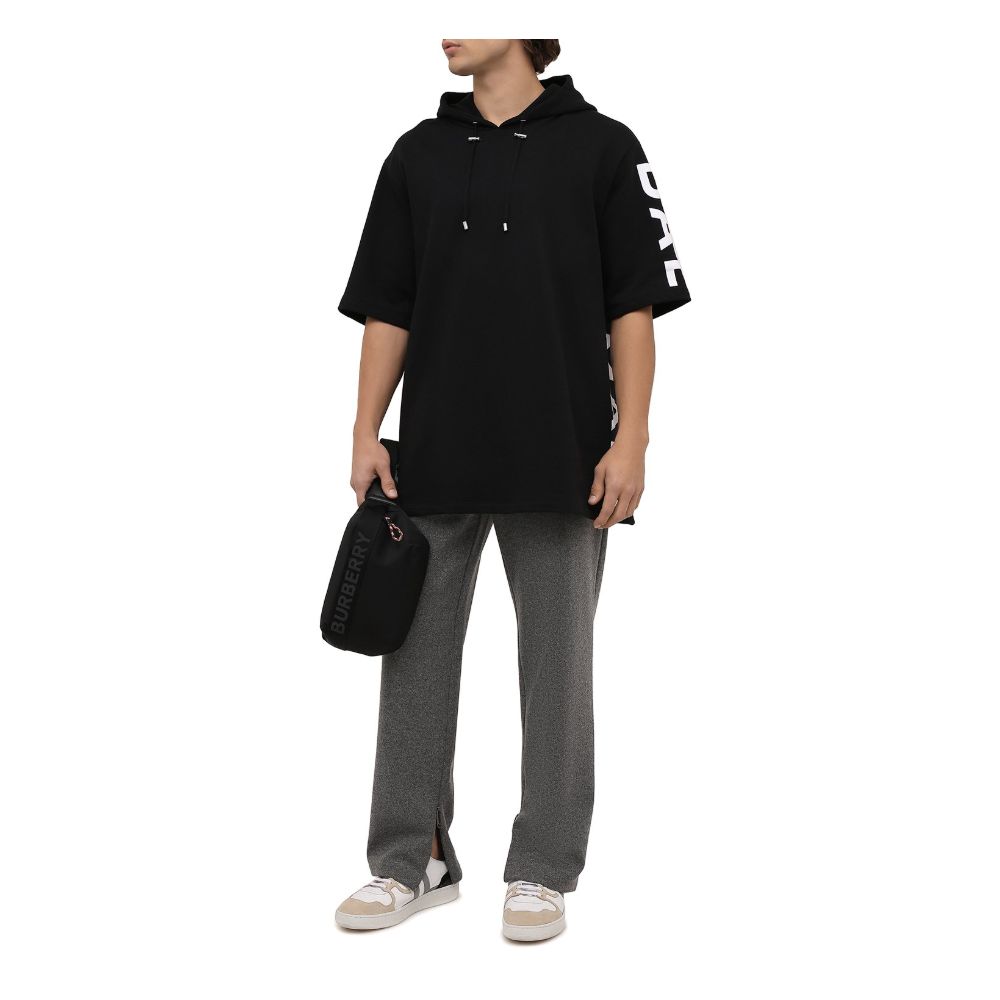 Jersey negro de algodón