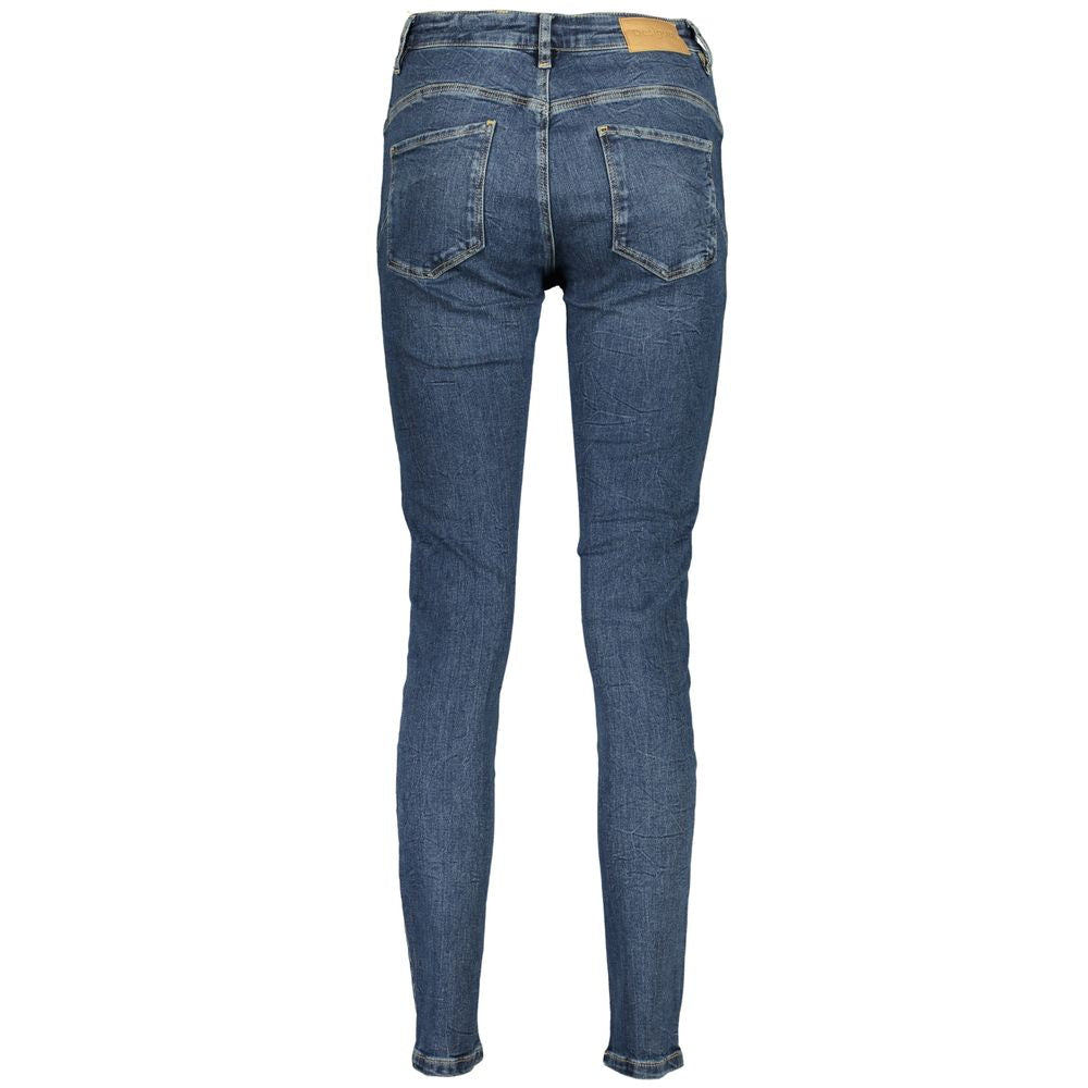 Pantalones y vaqueros de algodón azules