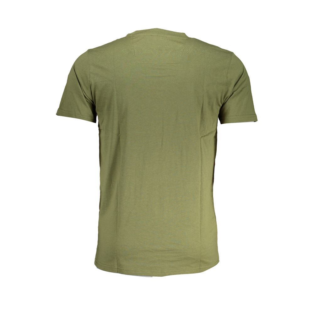 Camiseta verde de algodón