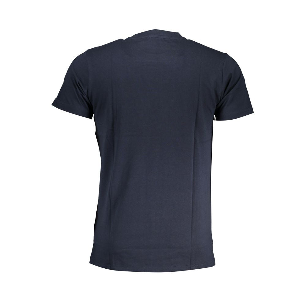 Camiseta azul de algodón