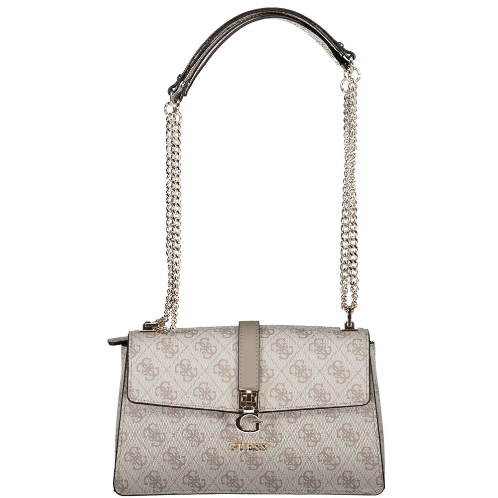 Gray Polyethylene Handbag
