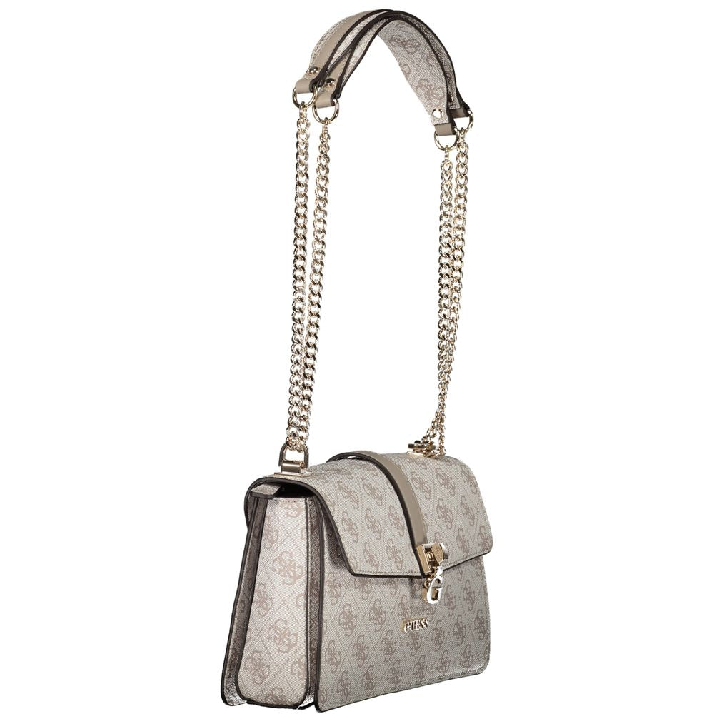 Gray Polyethylene Handbag