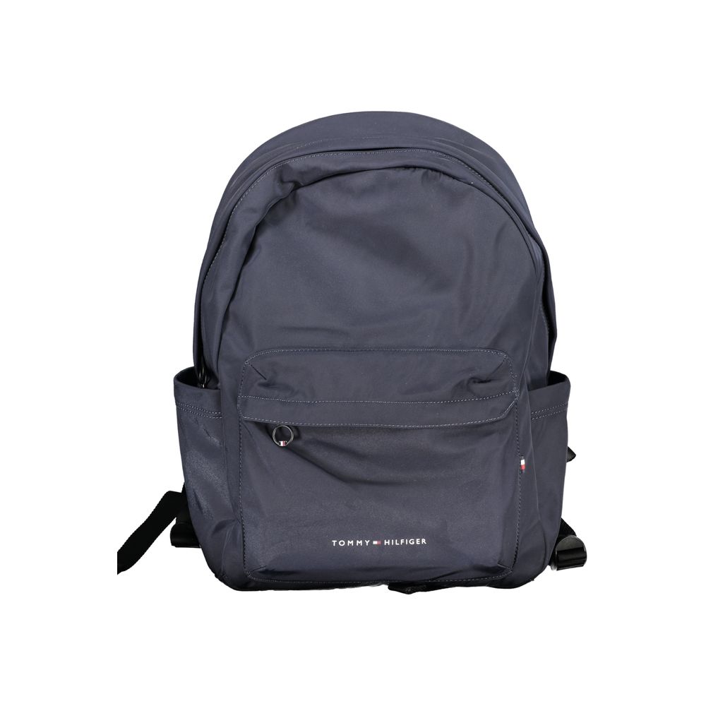 Mochila de poliéster azul