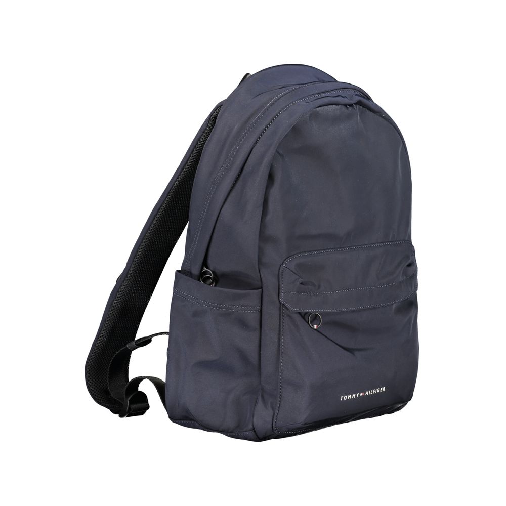 Mochila de poliéster azul