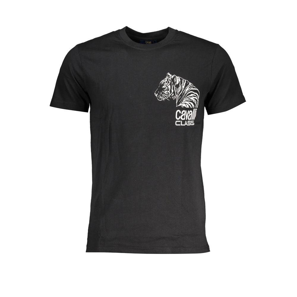 Camiseta negra de algodón
