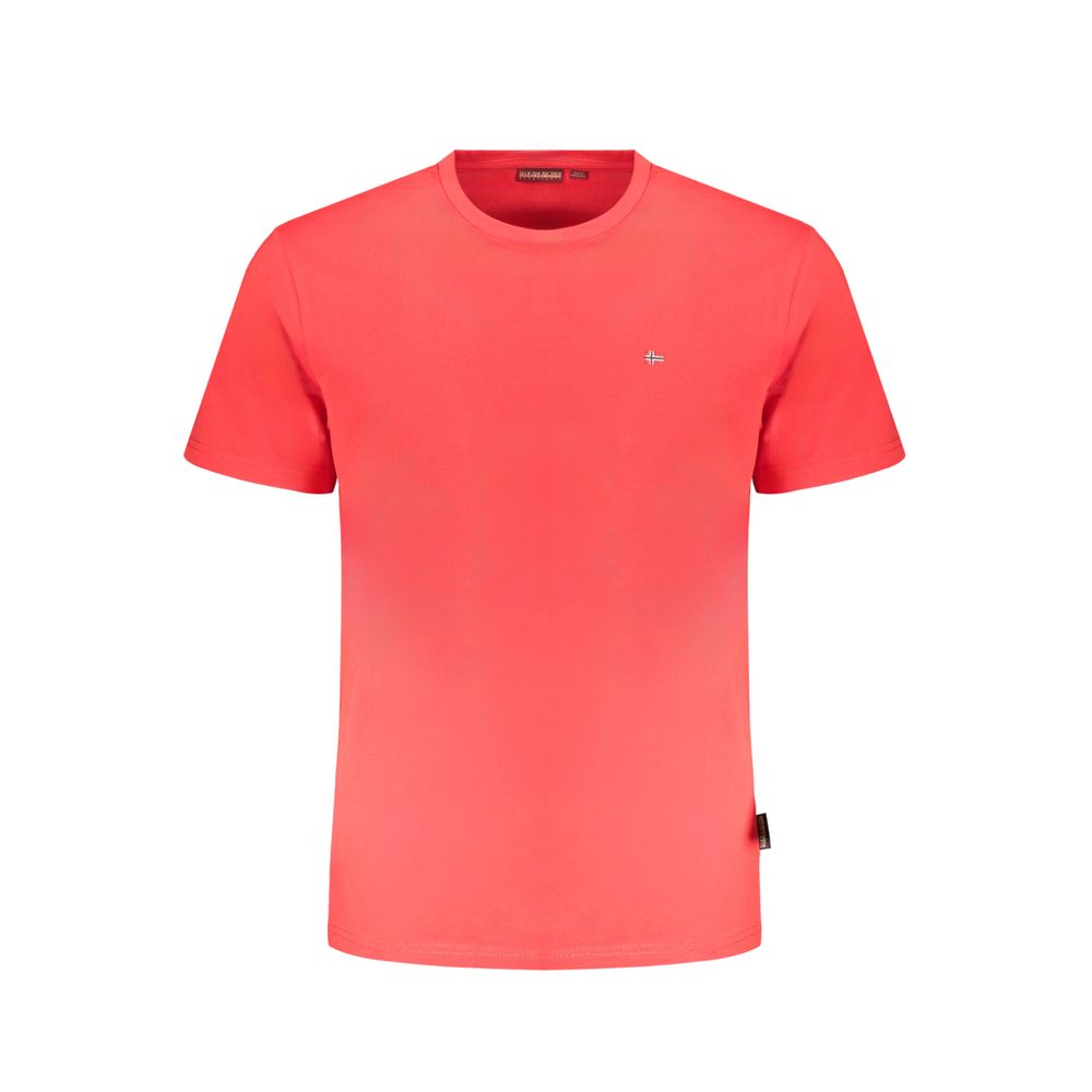 Camiseta roja de algodón