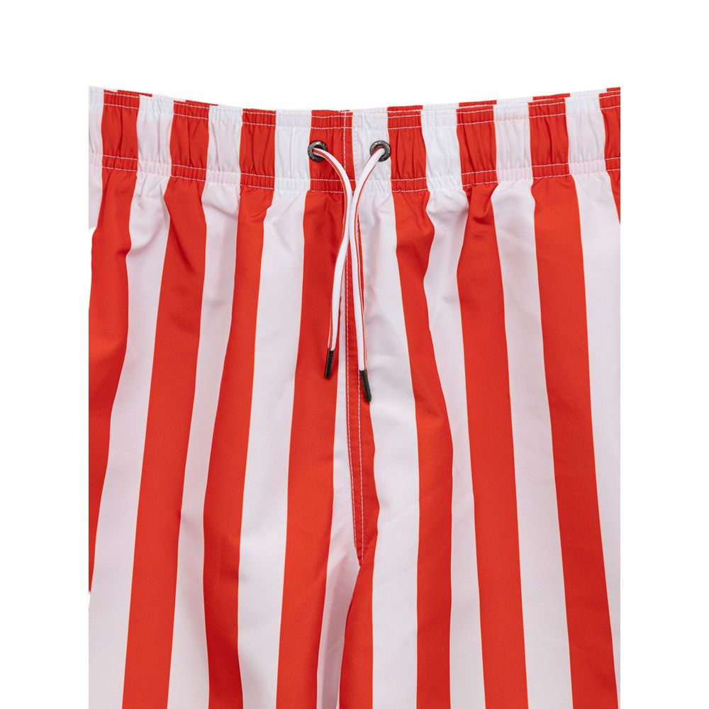 Red Polyester Swimwear