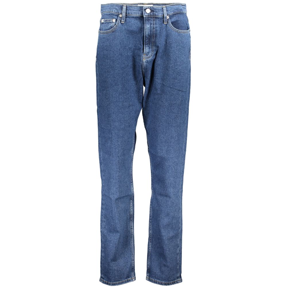 Pantalones y vaqueros de algodón azules