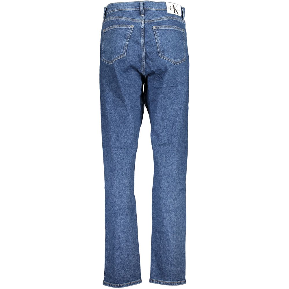 Pantalones y vaqueros de algodón azules