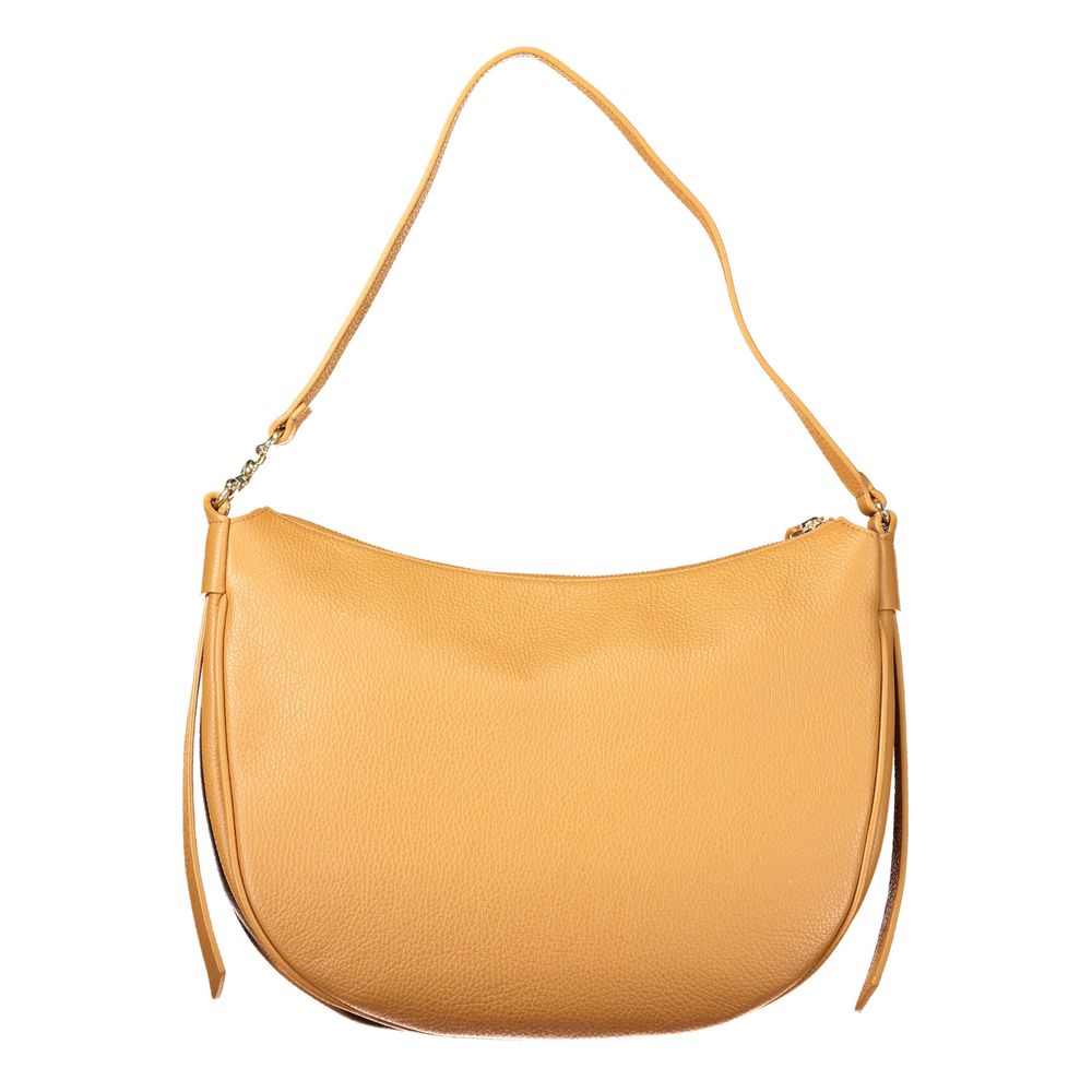 Bolso de piel marrón