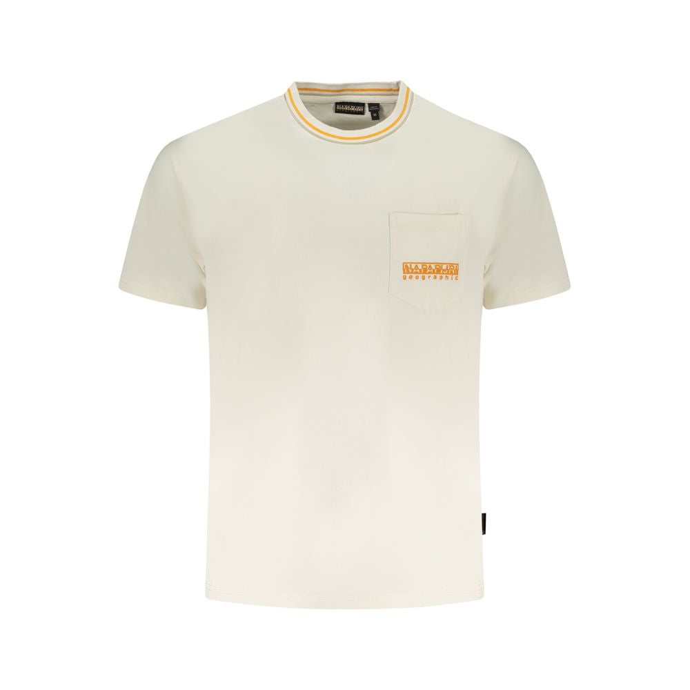 Camiseta blanca de algodón