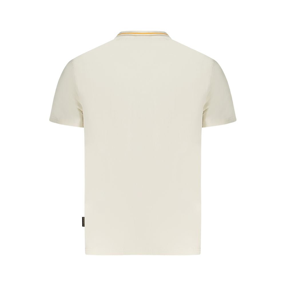 Camiseta blanca de algodón
