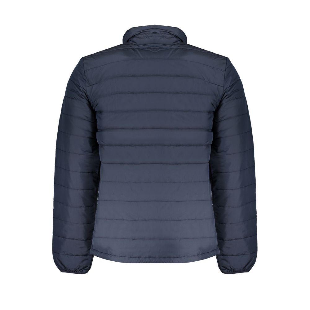 Chaqueta azul de poliéster