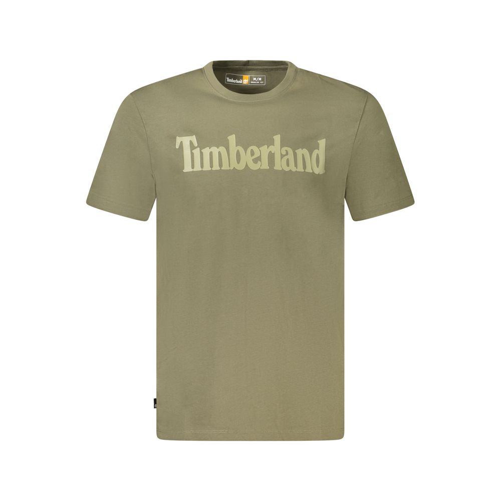Camiseta verde de algodón