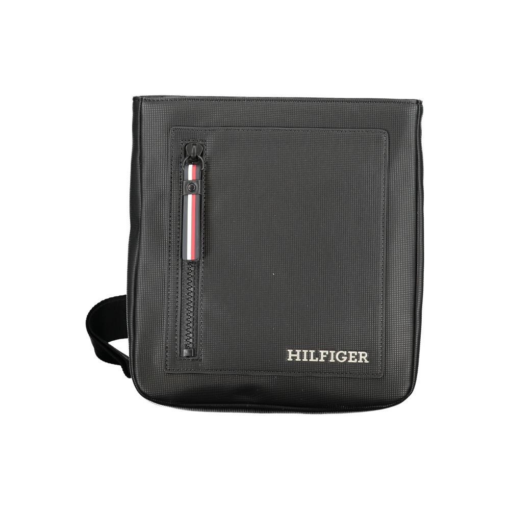 Bolso bandolera de polietileno negro
