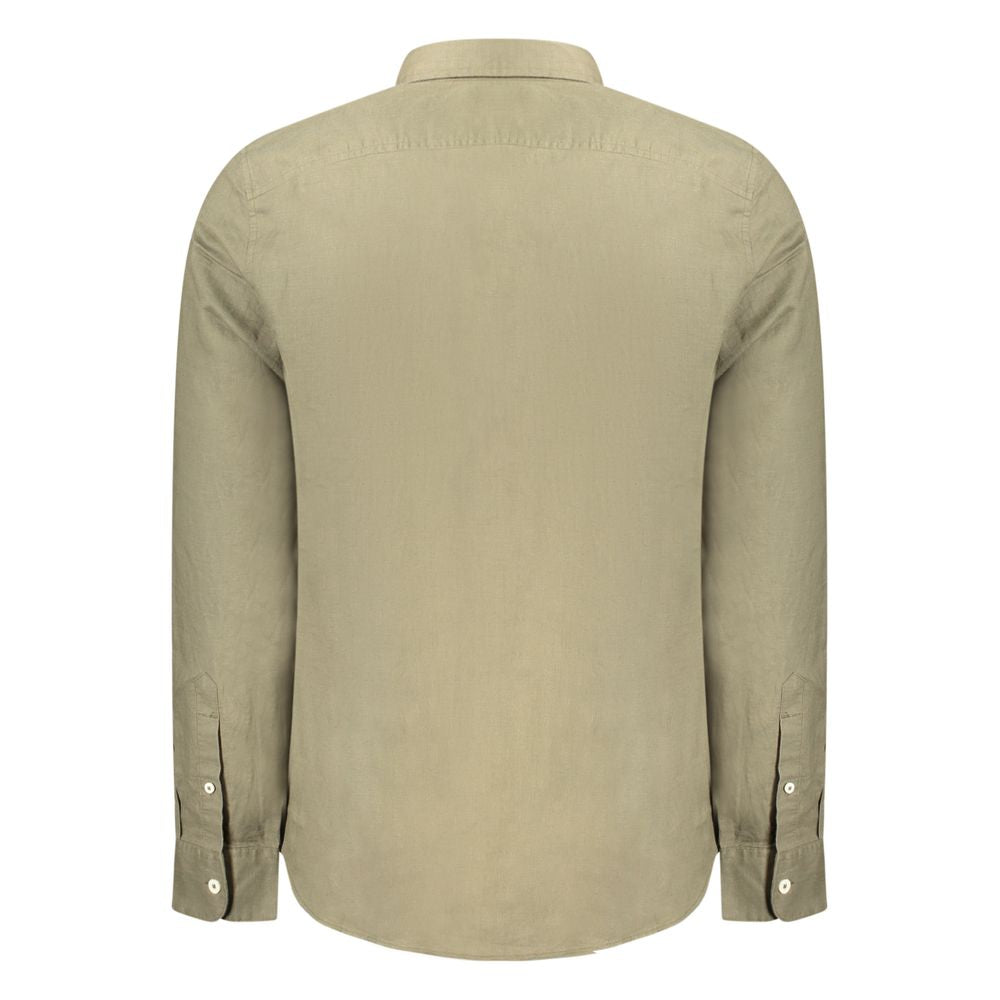 Camisa verde de algodón