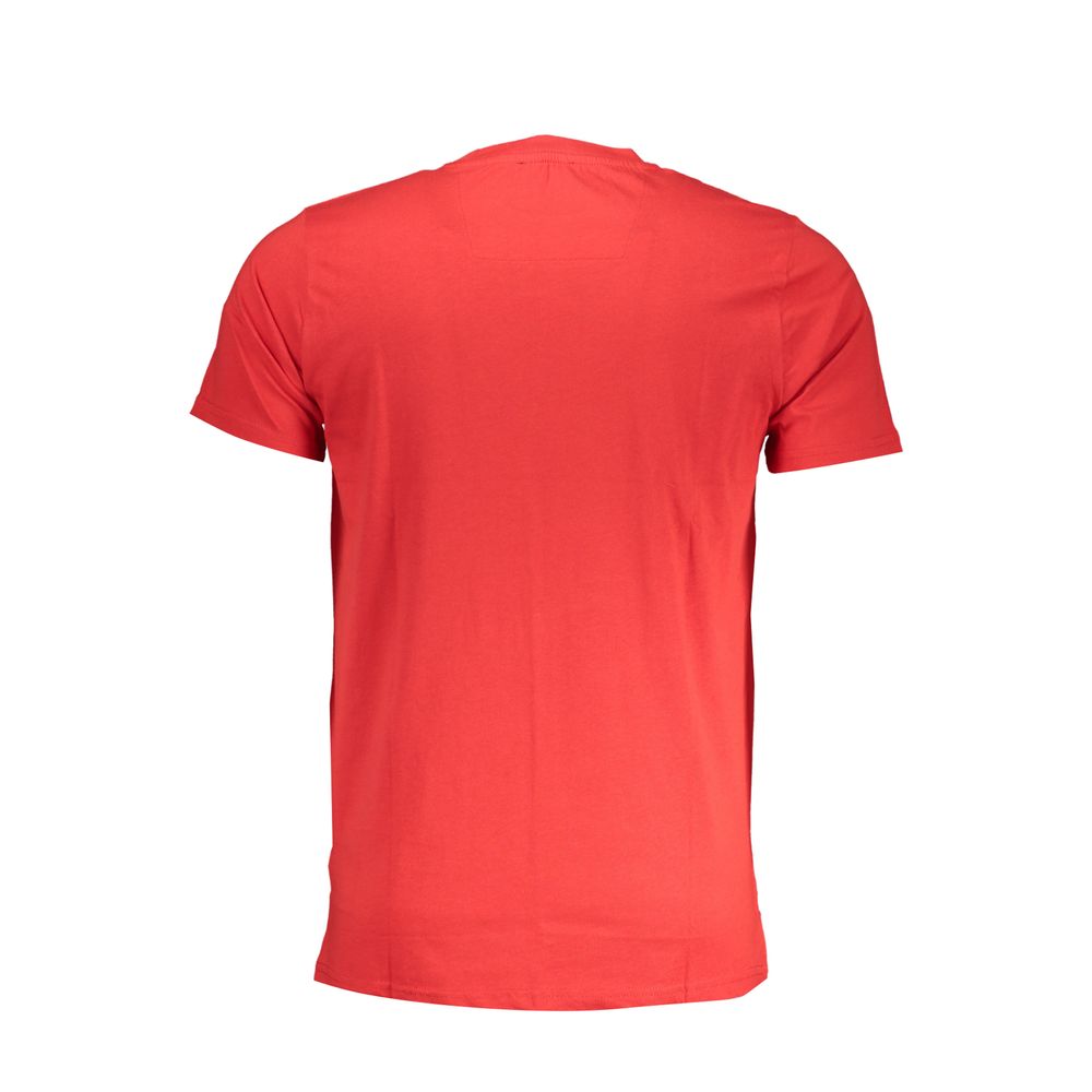 Camiseta roja de algodón