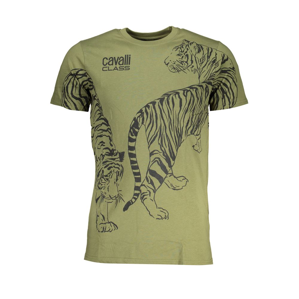 Camiseta verde de algodón