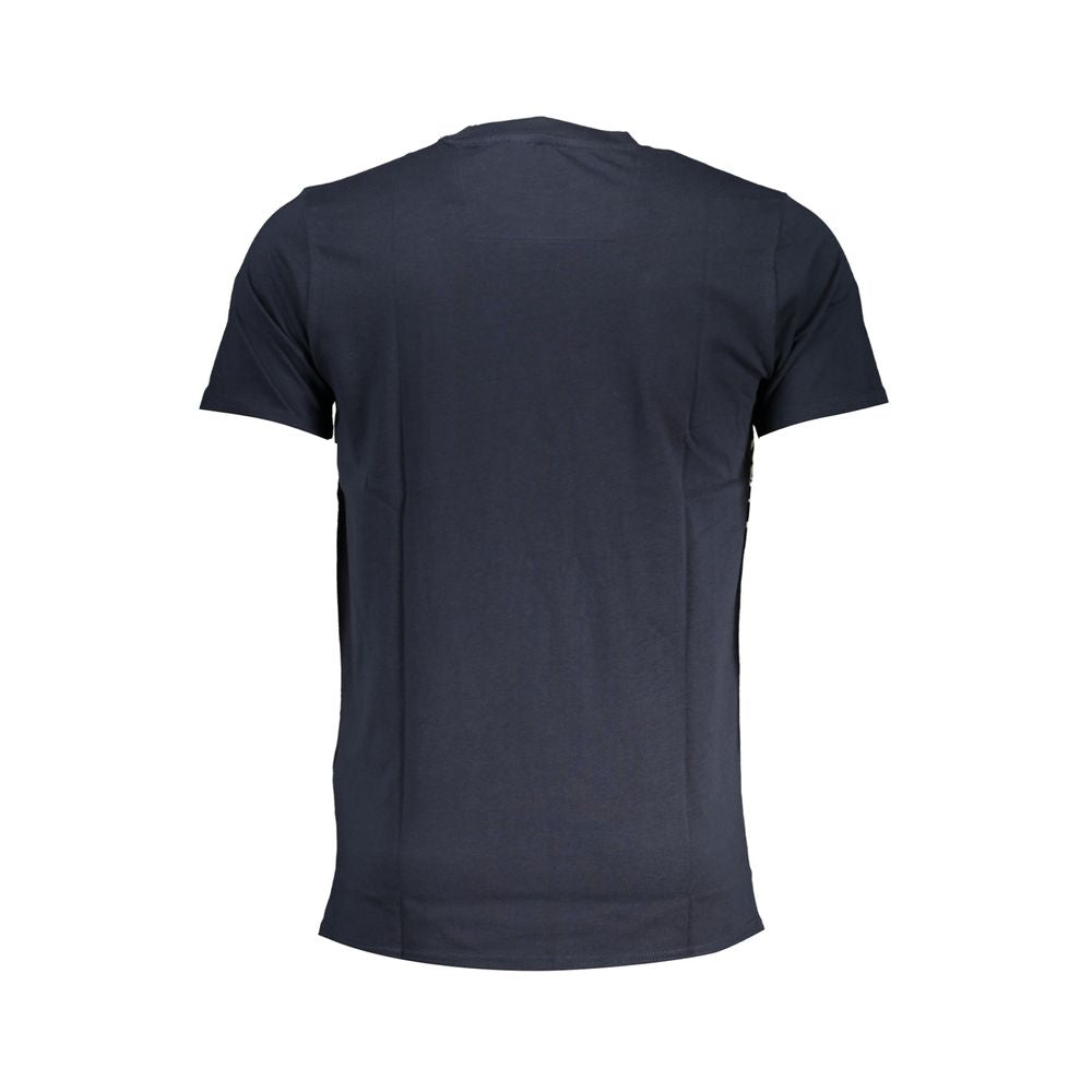 Camiseta azul de algodón