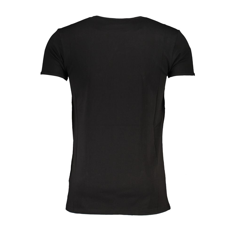 Camiseta negra de algodón