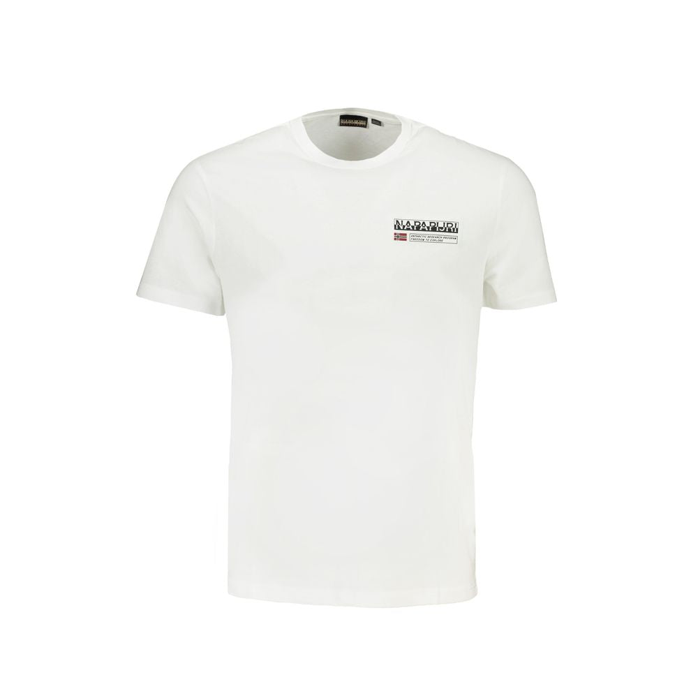 Camiseta blanca de algodón