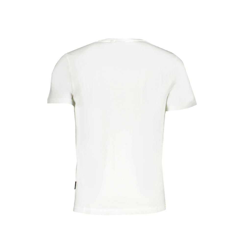 Camiseta blanca de algodón