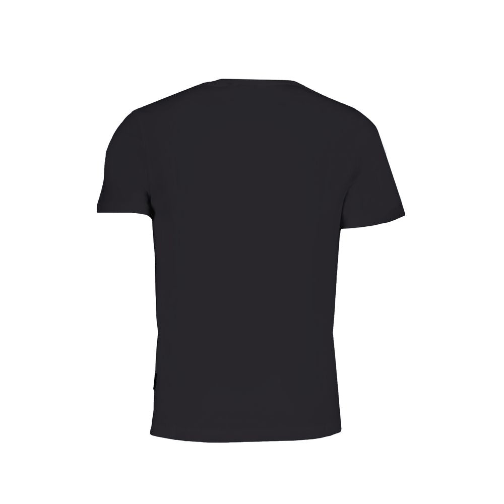 Camiseta negra de algodón