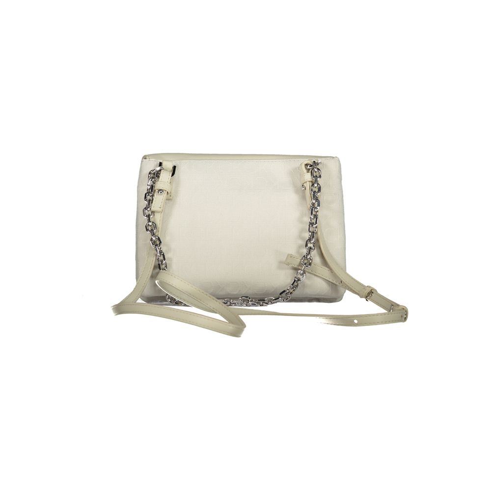 Bolso de poliéster beige
