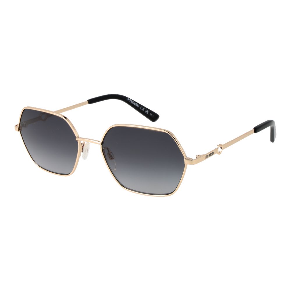 Gafas de sol doradas para mujer