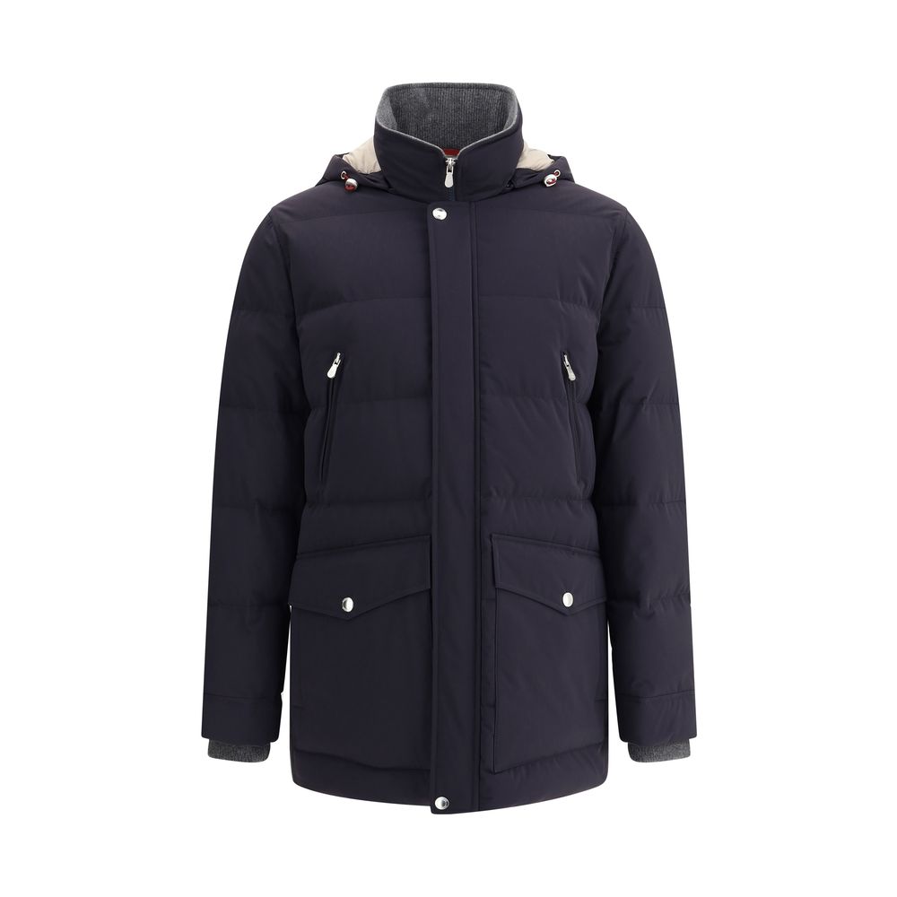 Down Jacket with Hood