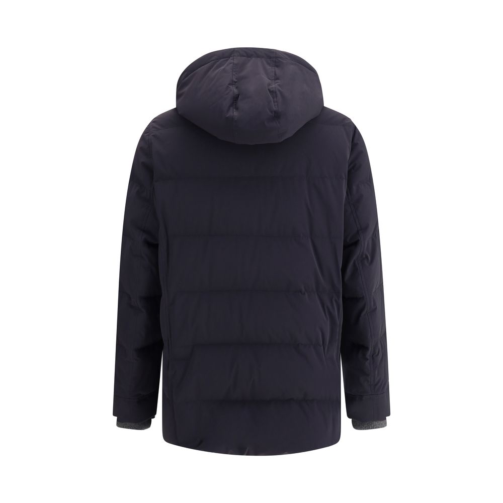 Down Jacket with Hood