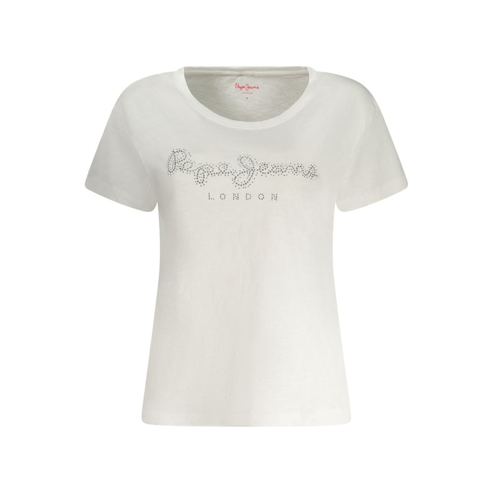 White Cotton Tops & T-Shirt
