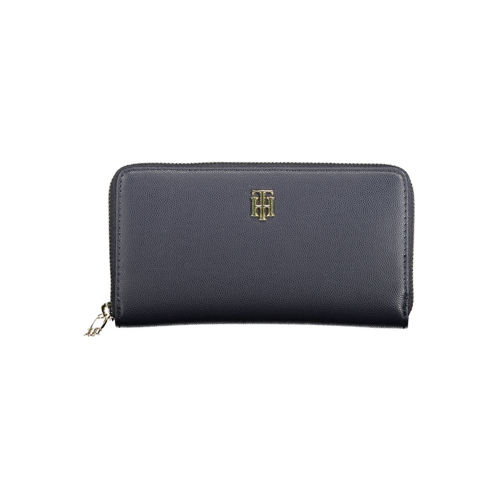 Cartera de polietileno azul