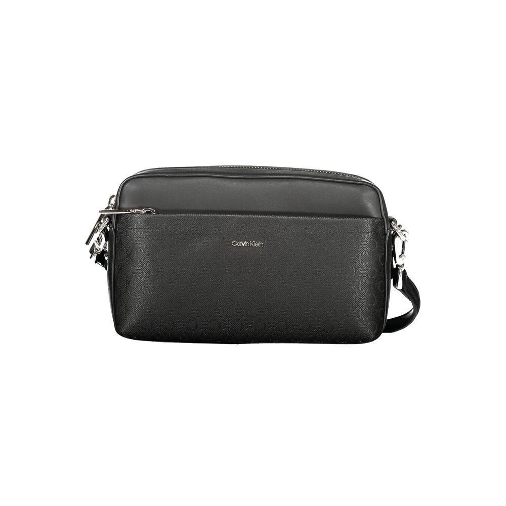 Black Polyester Handbag