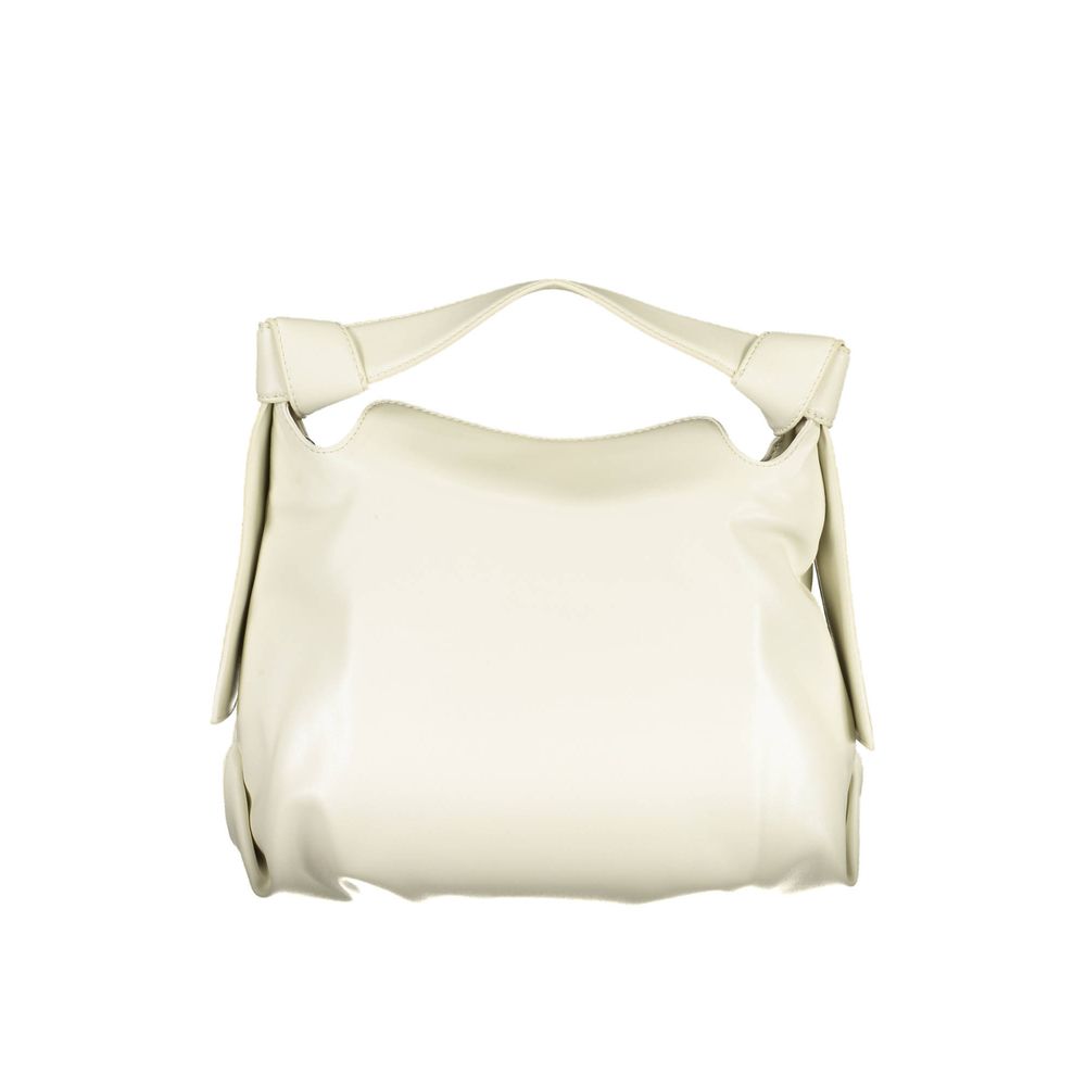Bolso de poliéster beige