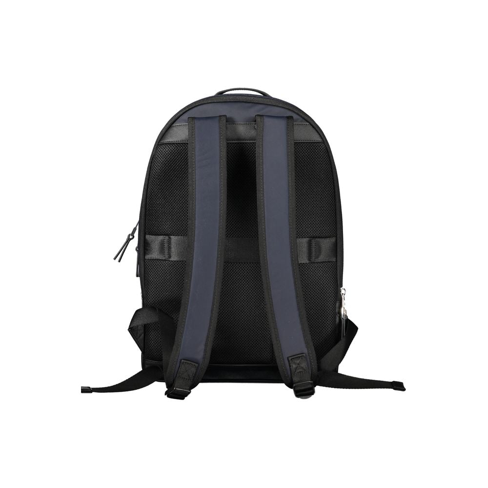 Mochila de poliéster azul