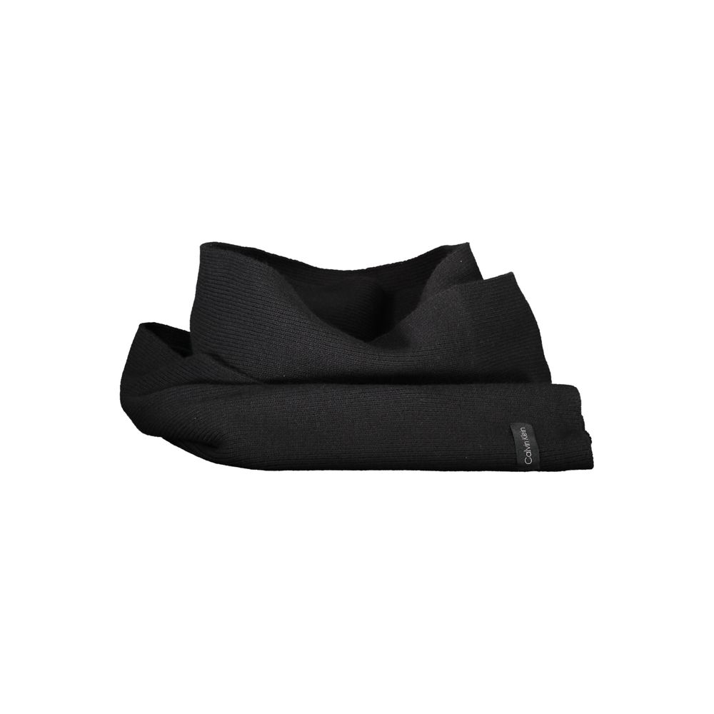 Black Cotton Scarf