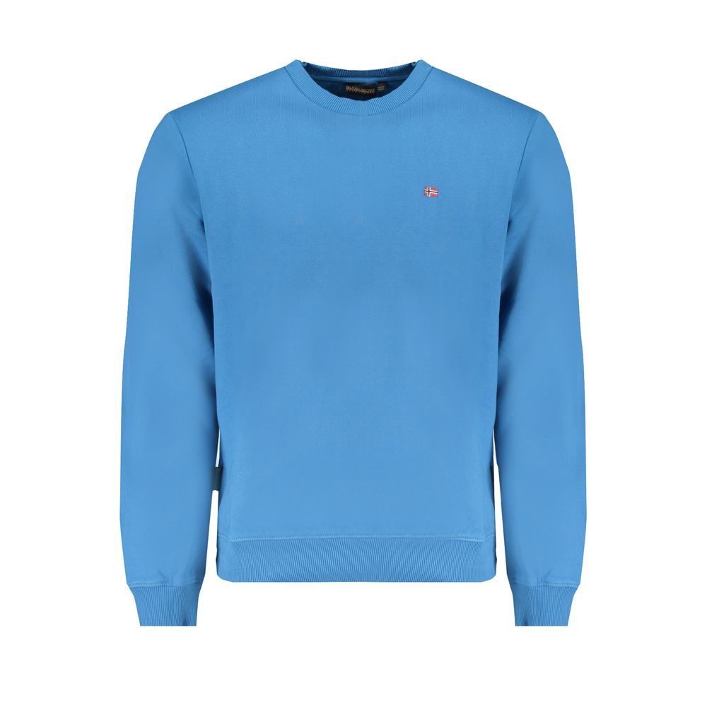 Jersey azul de algodón