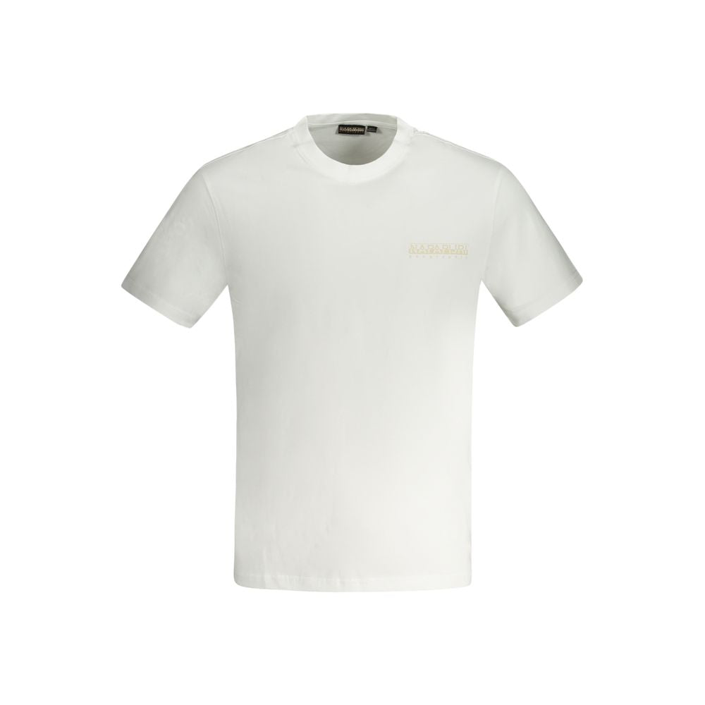 Camiseta blanca de algodón