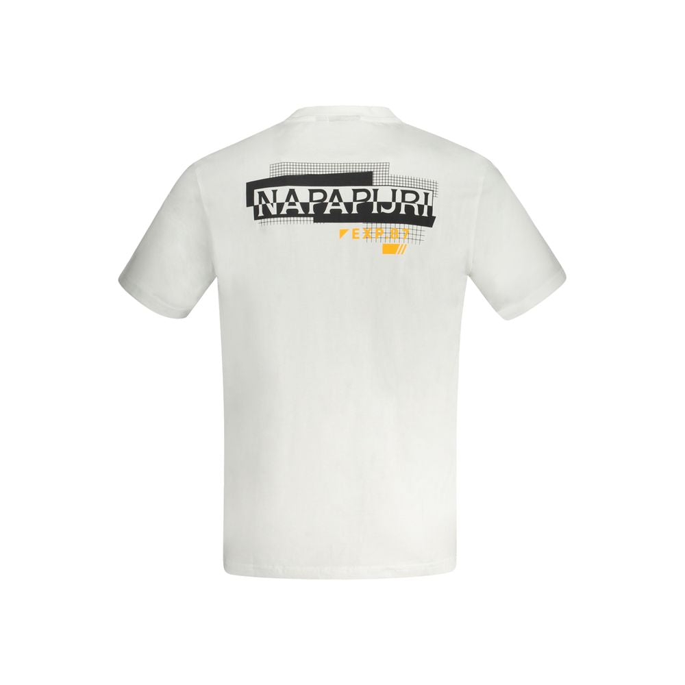 Camiseta blanca de algodón