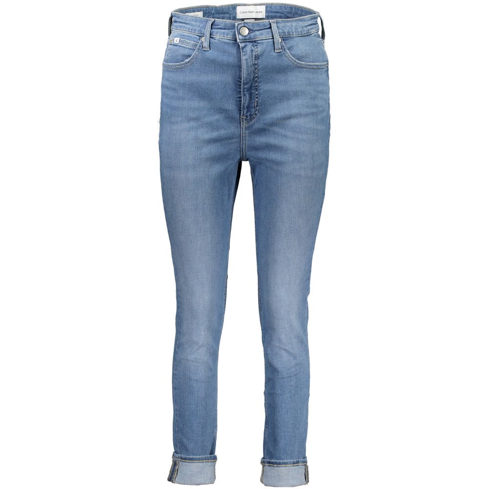 Pantalones y vaqueros de algodón azules