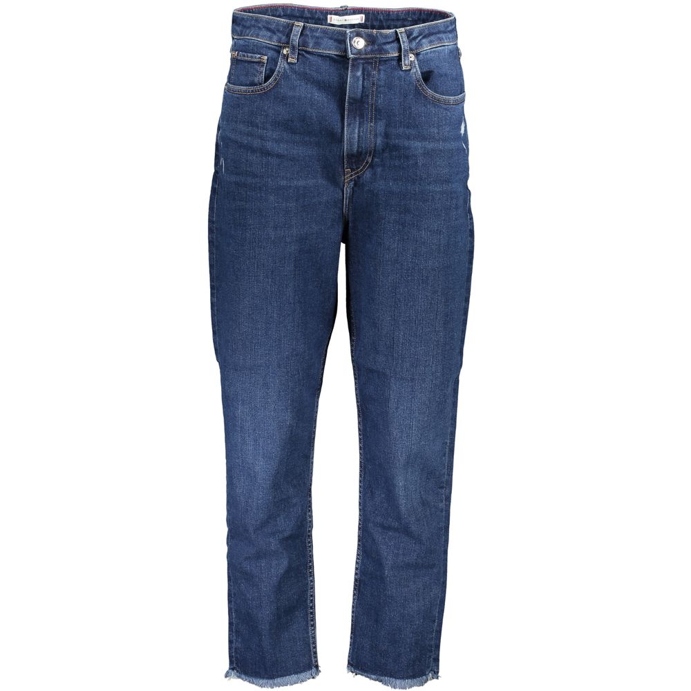 Pantalones y vaqueros de algodón azules